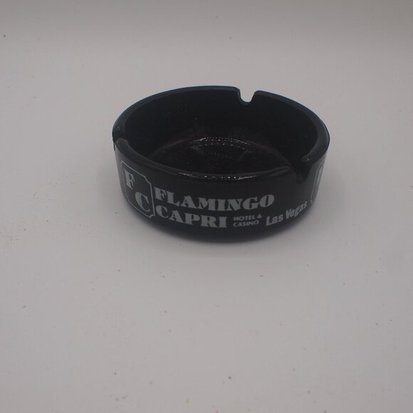 Vintage Las Vegas Glass Ashtray - Picture 1 of 2